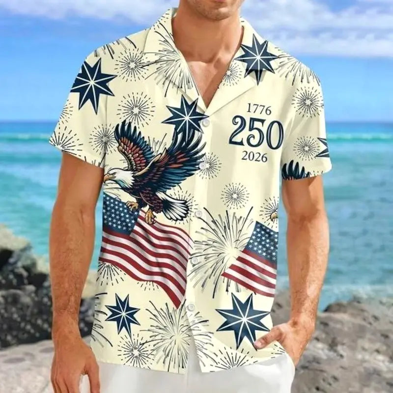 USA 250 Hawaiian shirt