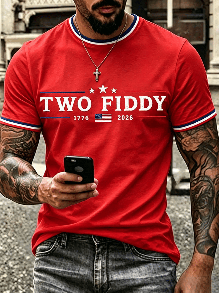 Men's USA 1776-2026 Print T-shirt