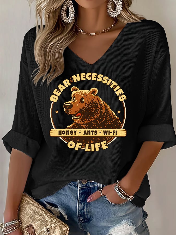 Bear Necessities Wi-Fi Bear  Women's T-shirt