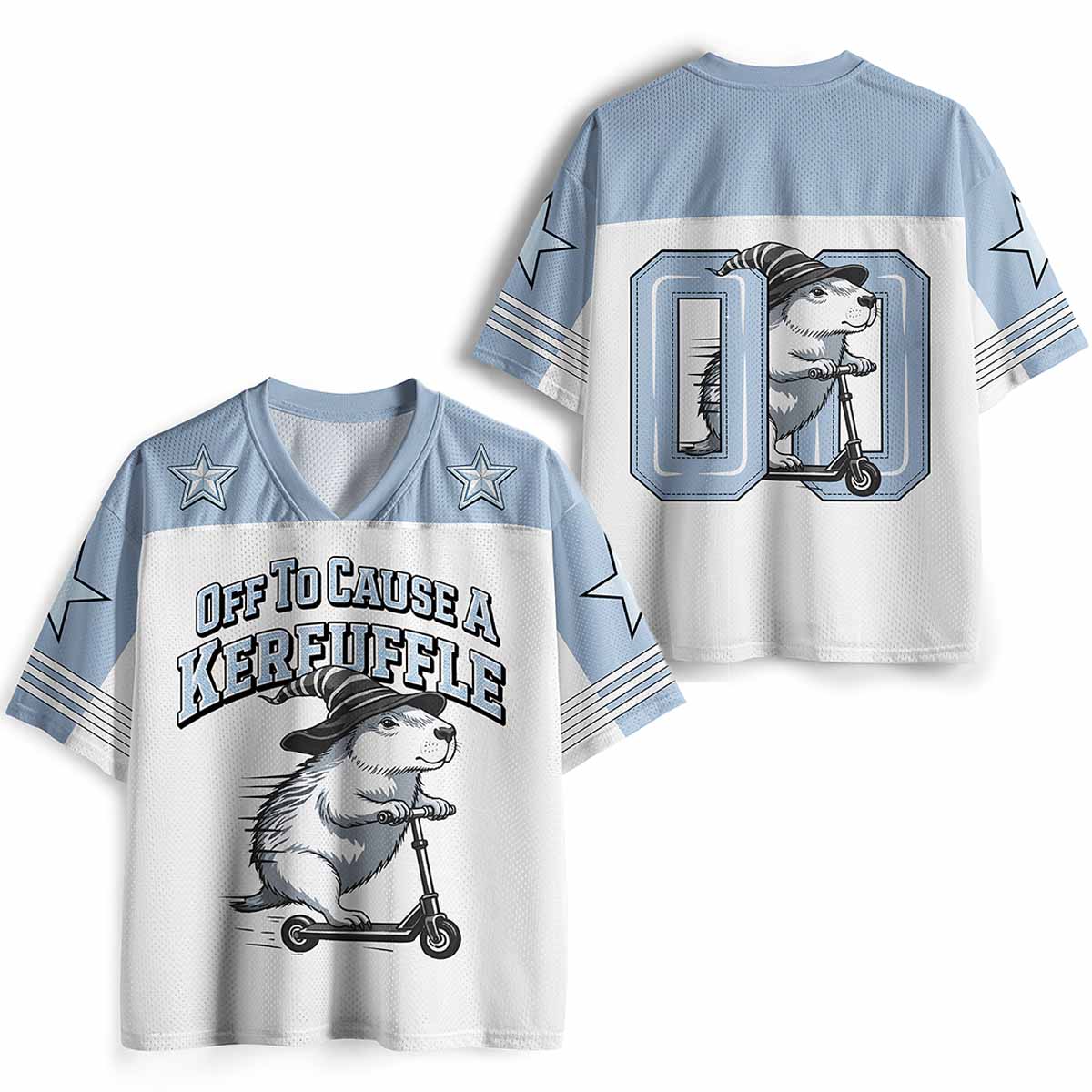 Vintage Off To Cause A Kerfuffle Mesh Jersey