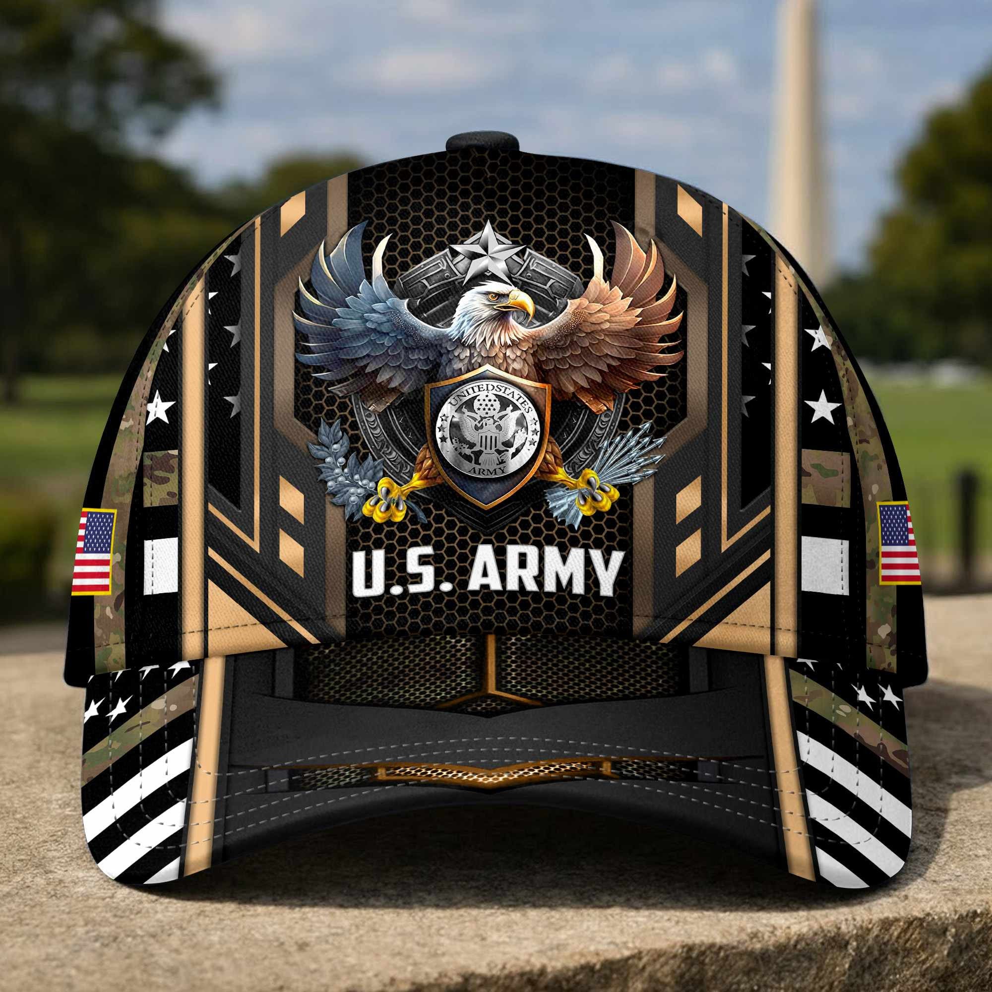 Premium US Veterans Baseball Hats CPHN190512, Gifts for US Veterans, Gifts on Veterans Day, Father's Day.
