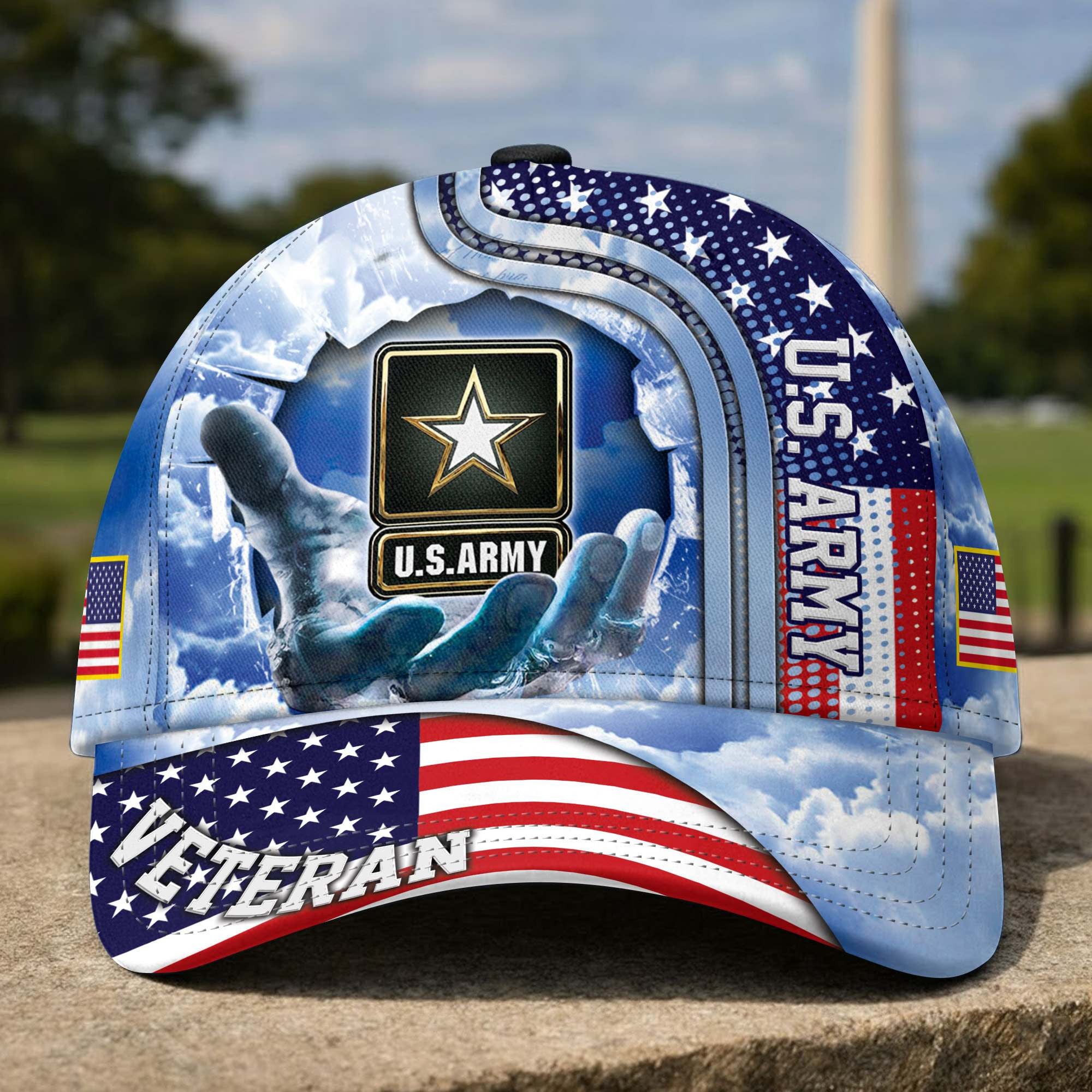 Premium US Veterans Baseball Hats CPHN120511, Gifts for US Veterans, Gifts on Veterans Day, Father's Day.
