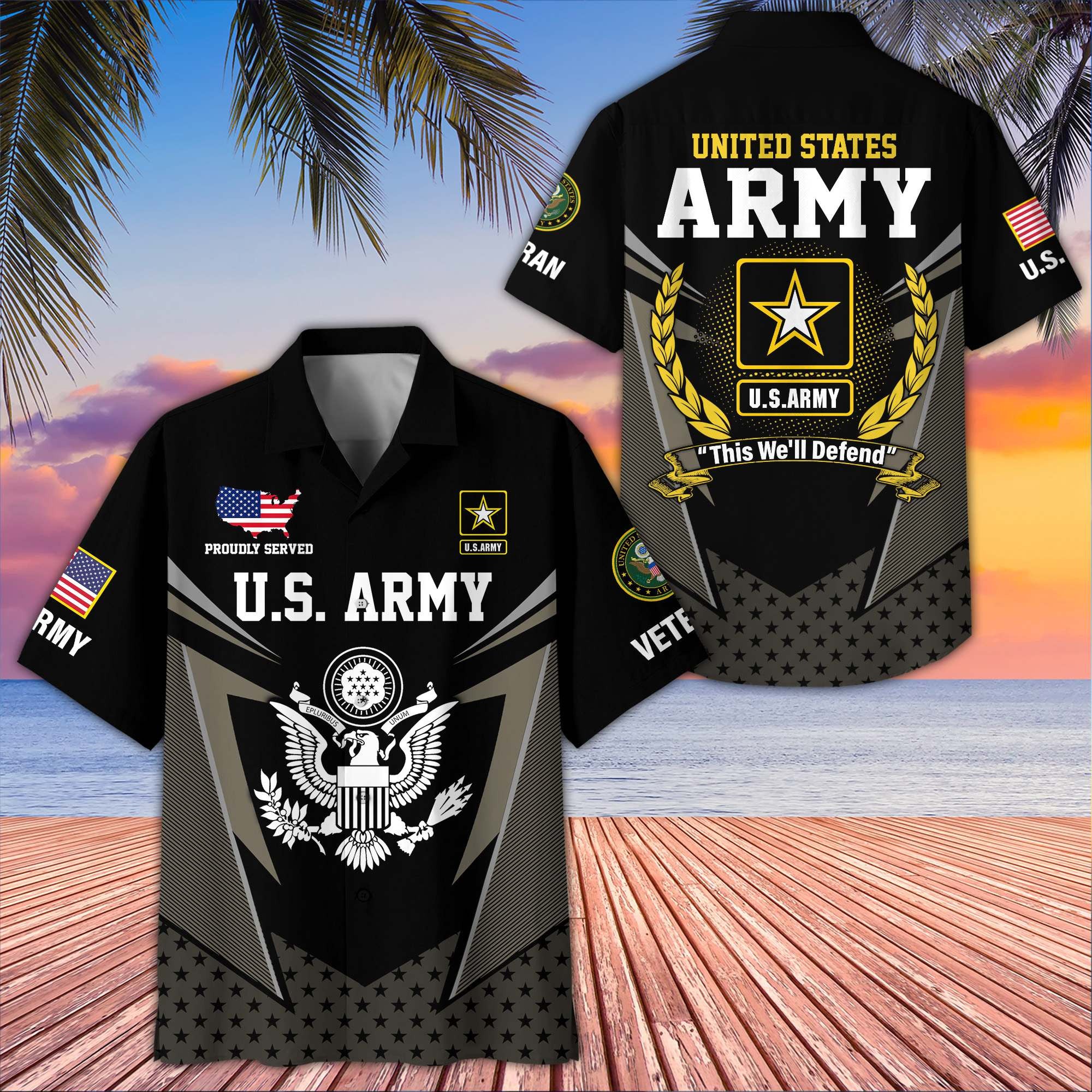 Premium US Veterans Hawaiian Shirt CPVC100601, Gifts For US Veterans, Gifts For Father's Day, Veterans Day.
