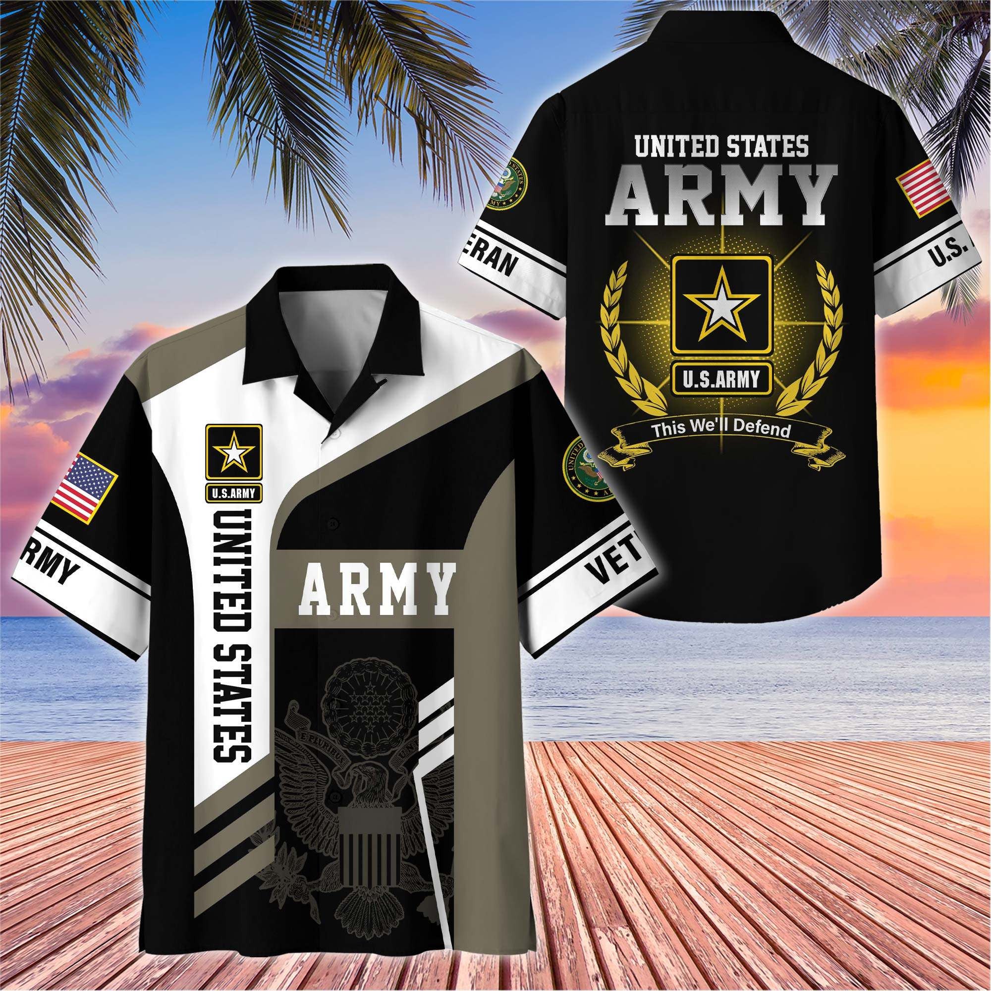 Premium US Veterans Hawaiian Shirt CPVC160601, Gifts For US Veterans, Gifts For Father's Day, Veterans Day.
