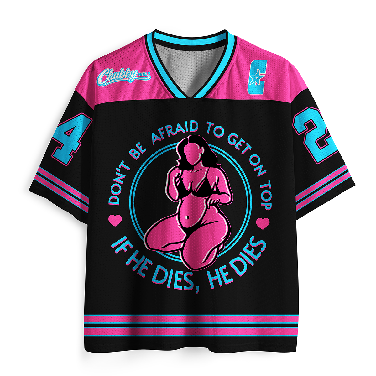 Personalized Vintage Don't Be Afraid To Be On Top If He Dies Mesh Jersey