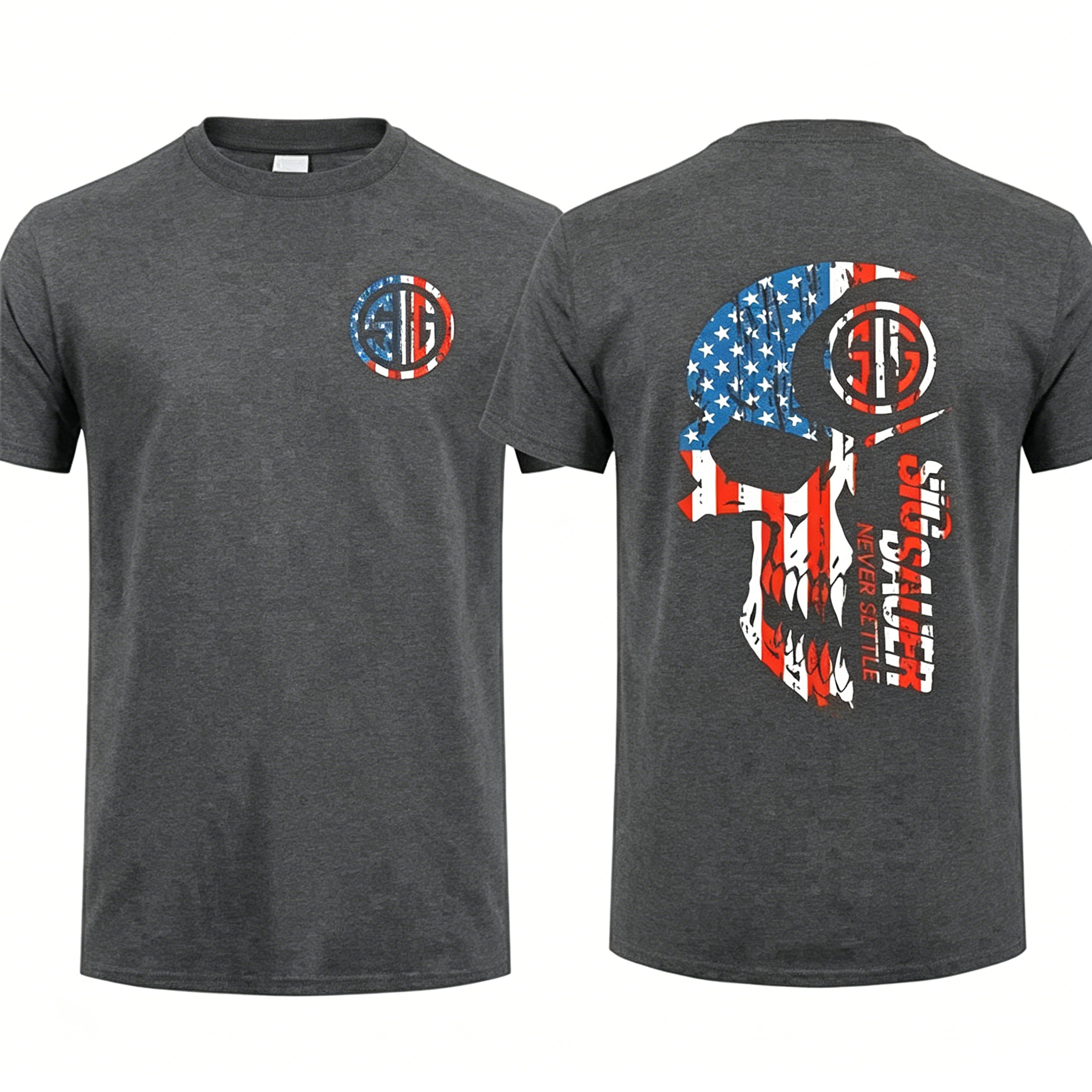 Unisex American Flag 2 Sided T-Shirt