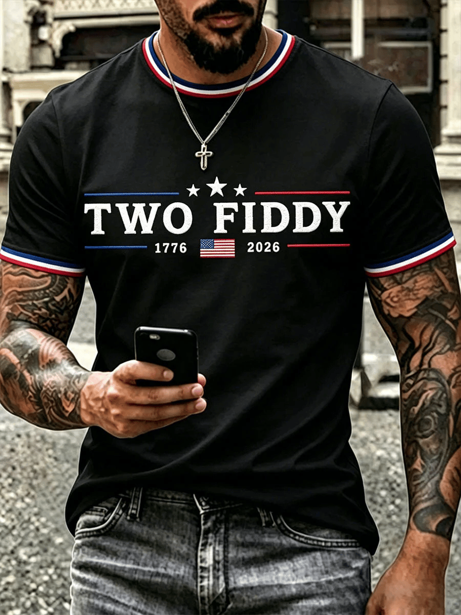 Men's USA 1776-2026 Print T-shirt
