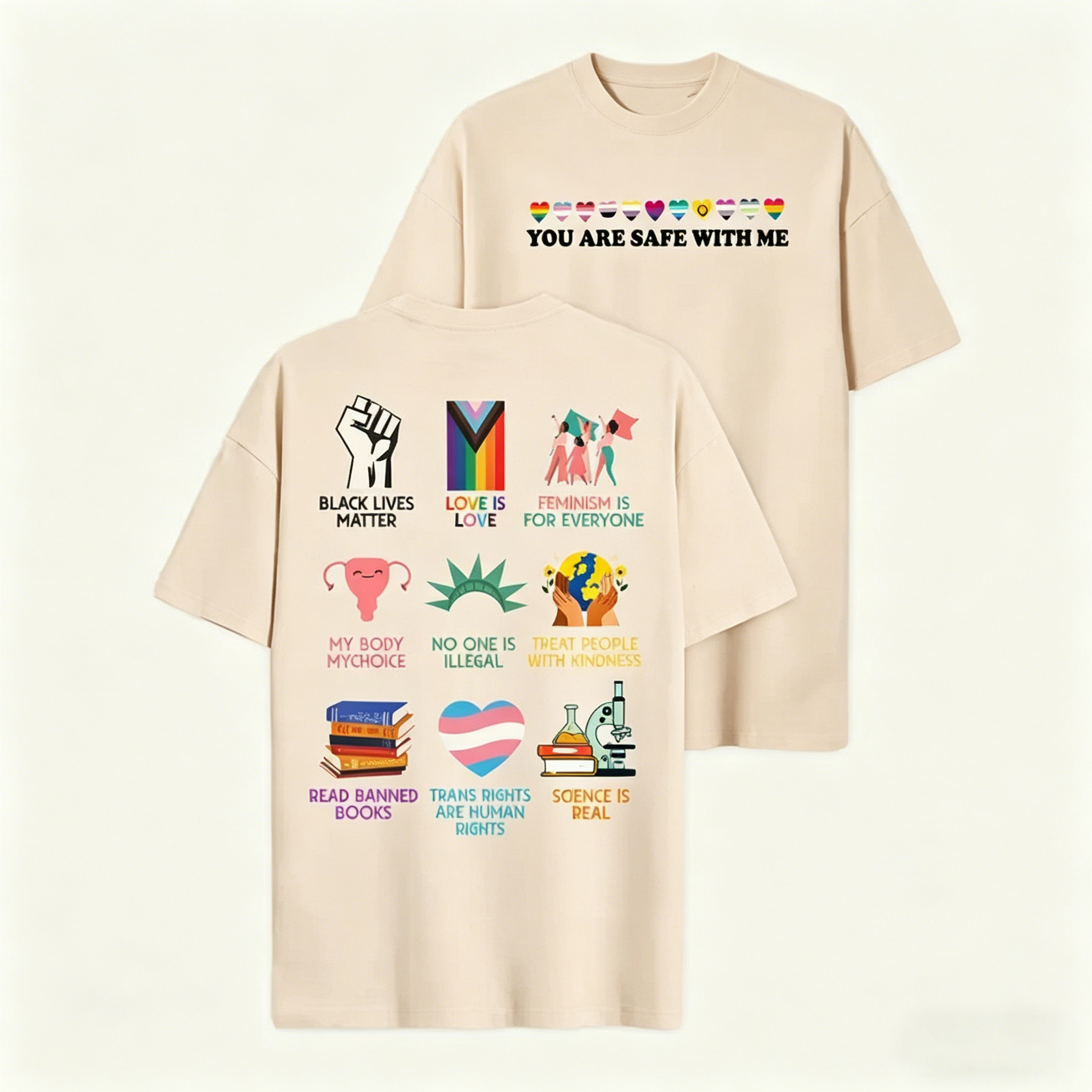 Women's You are safe with me T-shirt