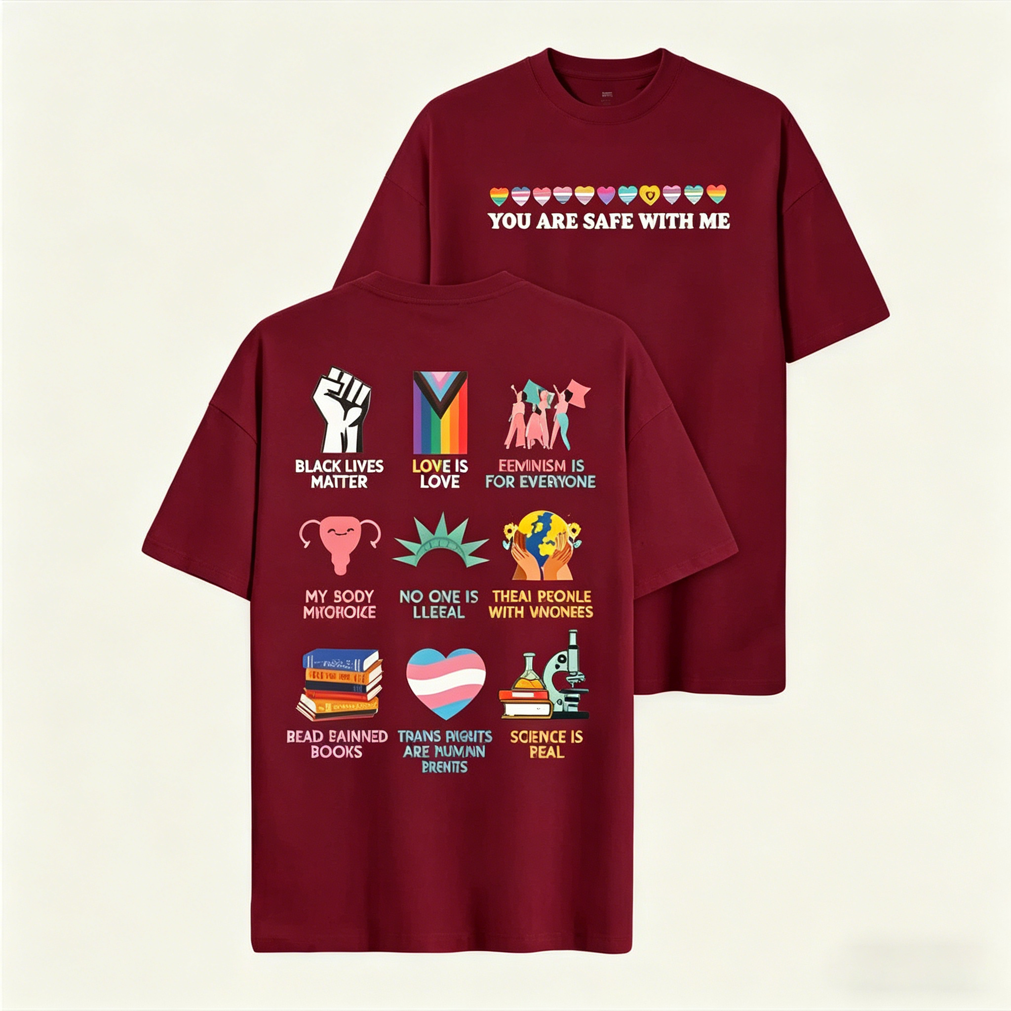 Women's You are safe with me T-shirt