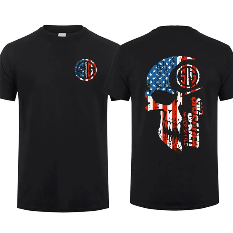 Unisex American Flag 2 Sided T-Shirt