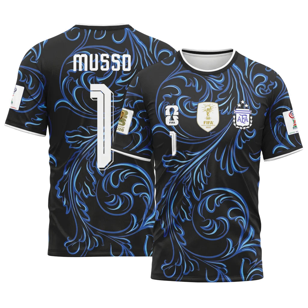 Musso 1 2026 World Cup Argentina Away AOP T-Shirt