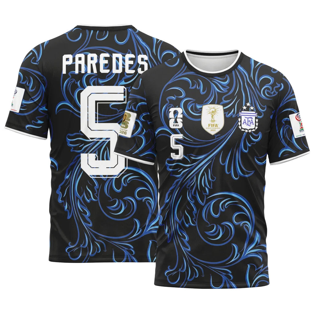 Paredes 5 2026 World Cup Argentina Away AOP T-Shirt