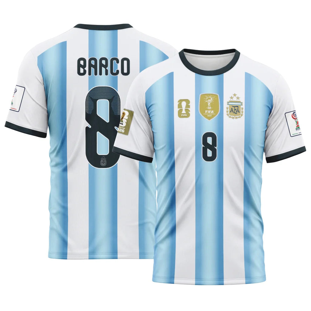 Barco 8 AOP T-Shirt 2026 World Cup Argentina Home