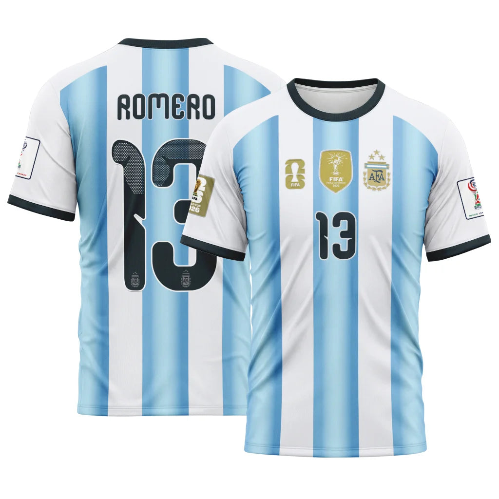 Romero 13 AOP T-Shirt 2026 World Cup Argentina Home