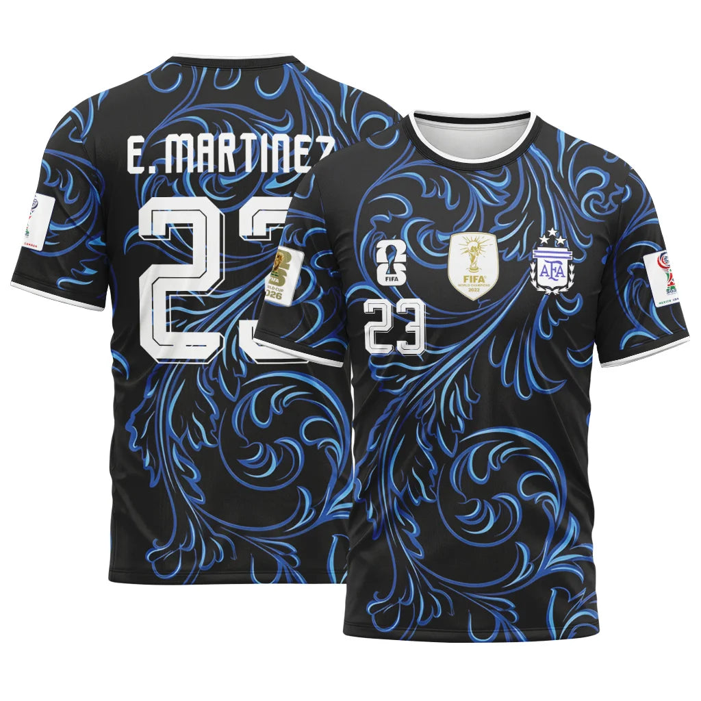 Emiliano Martínez 23 2026 World Cup Argentina Away AOP T-Shirt