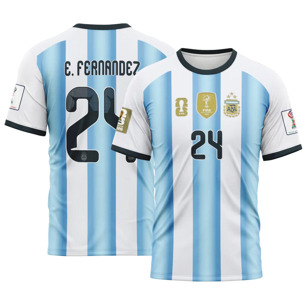 Enzo 24 AOP T-Shirt 2026 World Cup Argentina Home