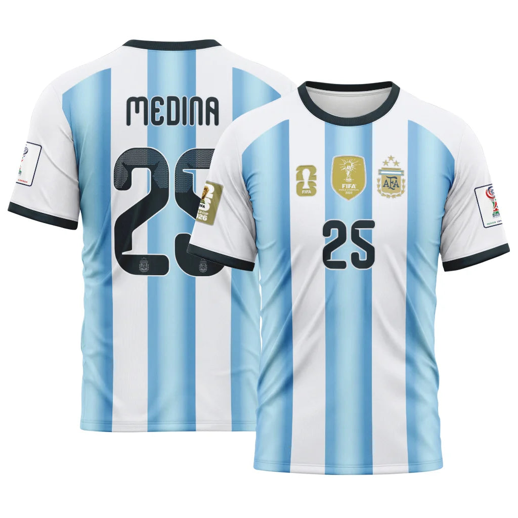 Medina 25 AOP T-Shirt 2026 World Cup Argentina Home
