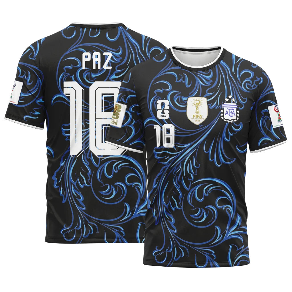 Paz 18 2026 World Cup Argentina Away AOP T-Shirt