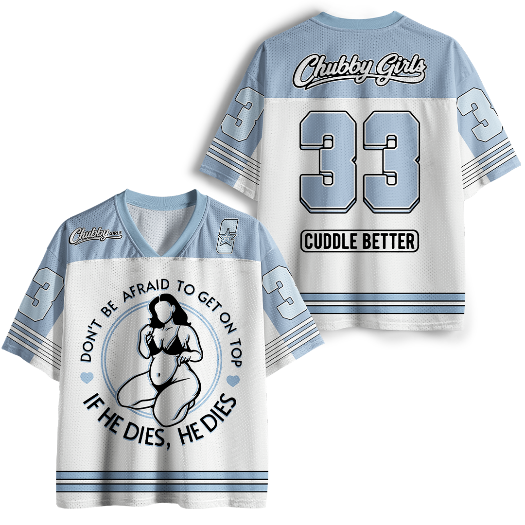 Personalized Vintage Don'T Be Afraid To Be On Top If He Dies  Mesh Jersey