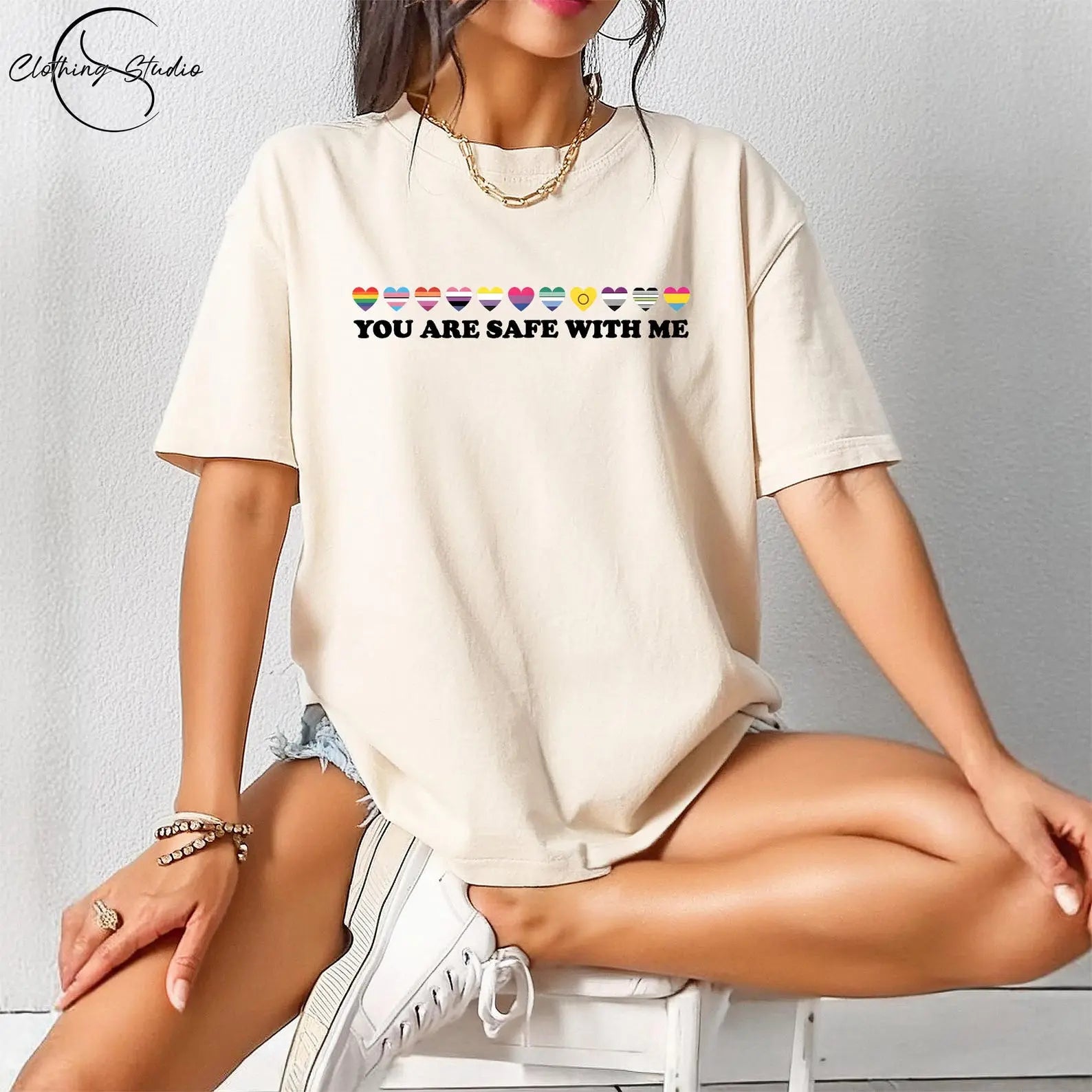 You Are Safe With Me Shirt, Pride Month 2026, LGBTQ Tee, Pride