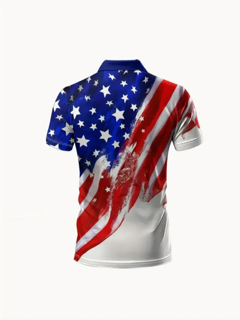 Men's Summer Fashion Casual Short Sleeve Knitted Polo Shirt