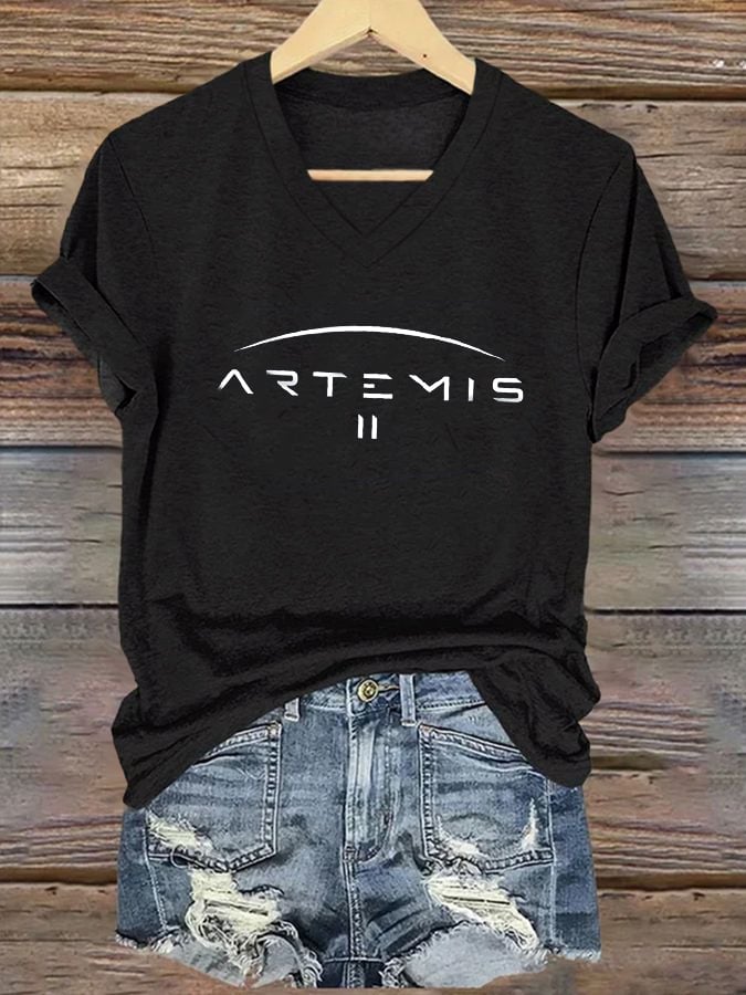 Women's rocket Print T-Shirt