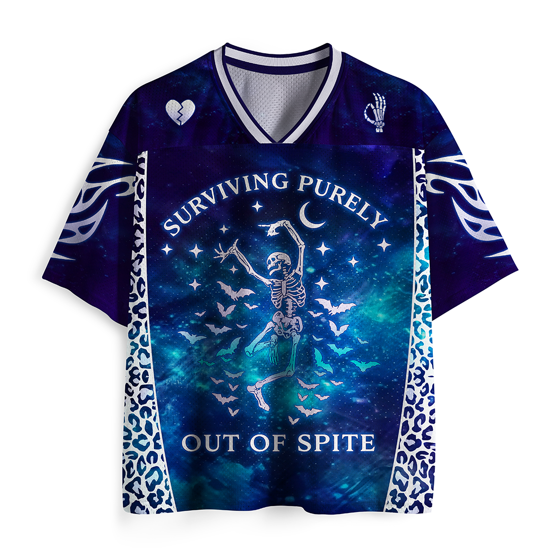 Vintage Burnout Survivor Mesh Jersey