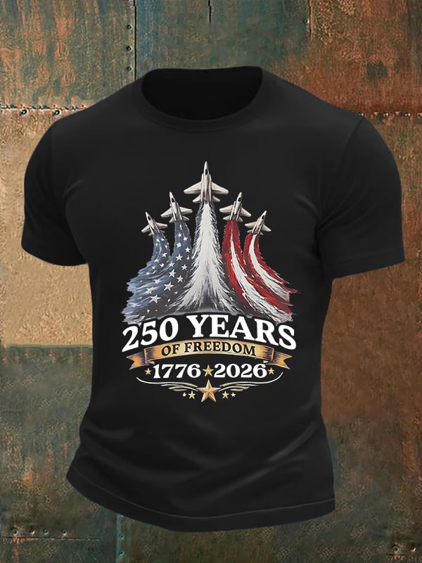 Men's   250 YEARS OF FREEDOM Print T-Shirt