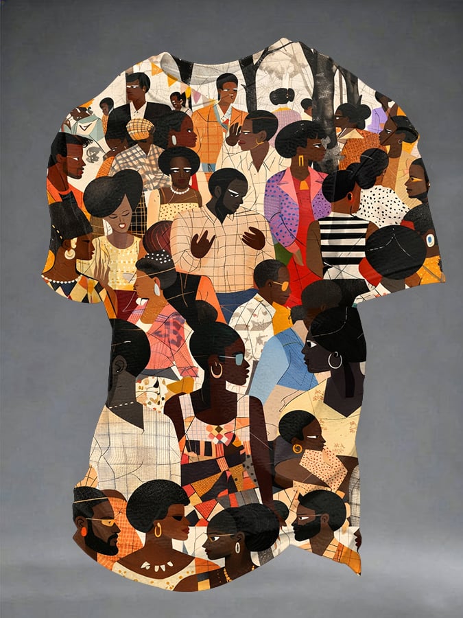 Black Culture Full Print  T-Shirt