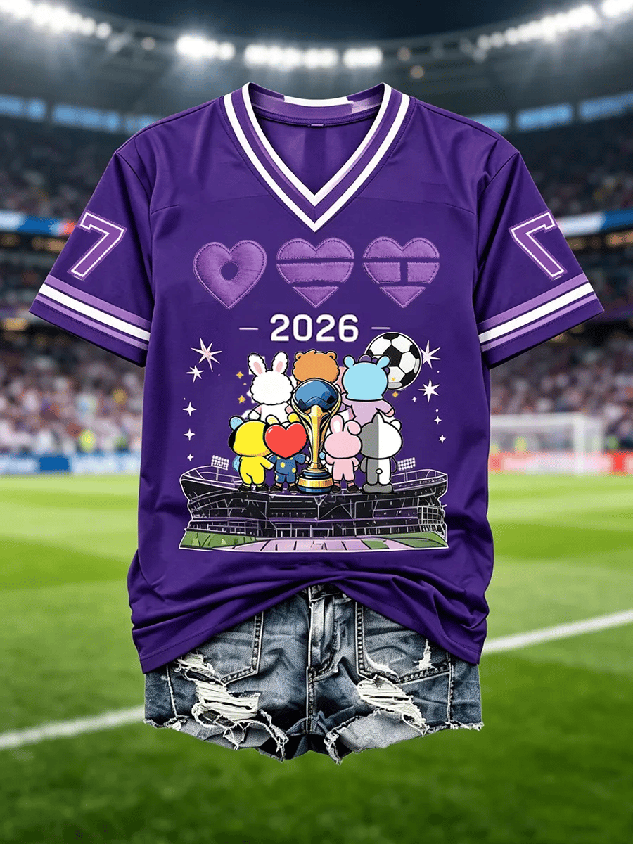 Women's Retro WC2026 Final Halftime Show Print T-Shirt
