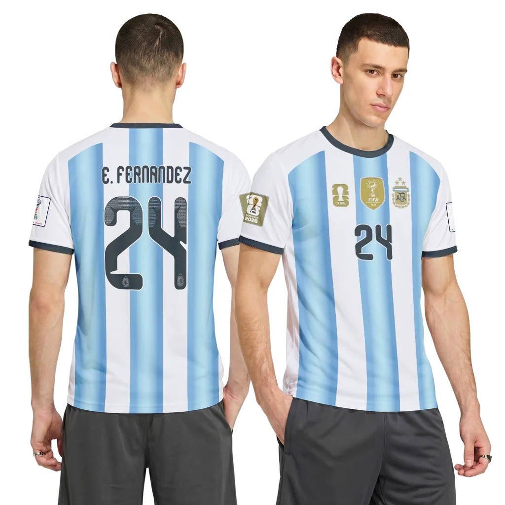 Enzo 24 AOP T-Shirt 2026 World Cup Argentina Home