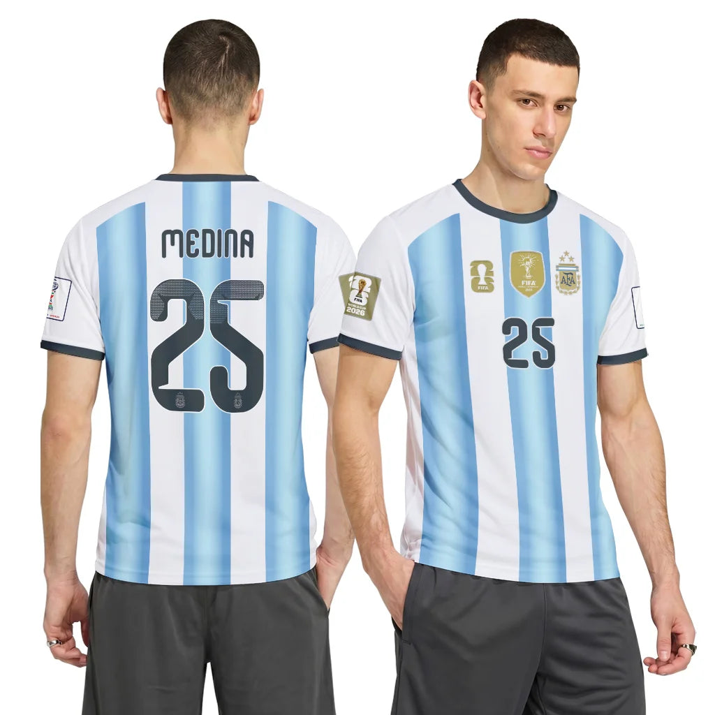Medina 25 AOP T-Shirt 2026 World Cup Argentina Home