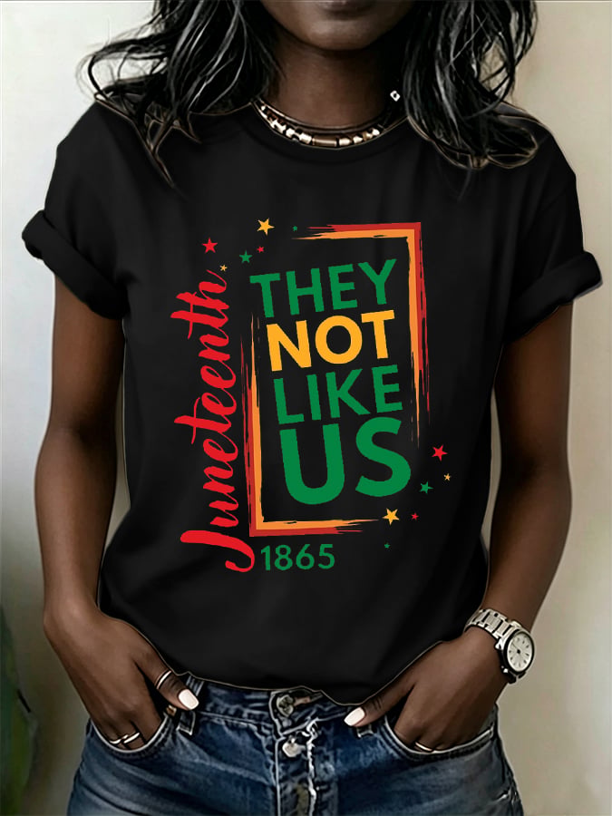 Juneteenth They Not Like Us Shirt