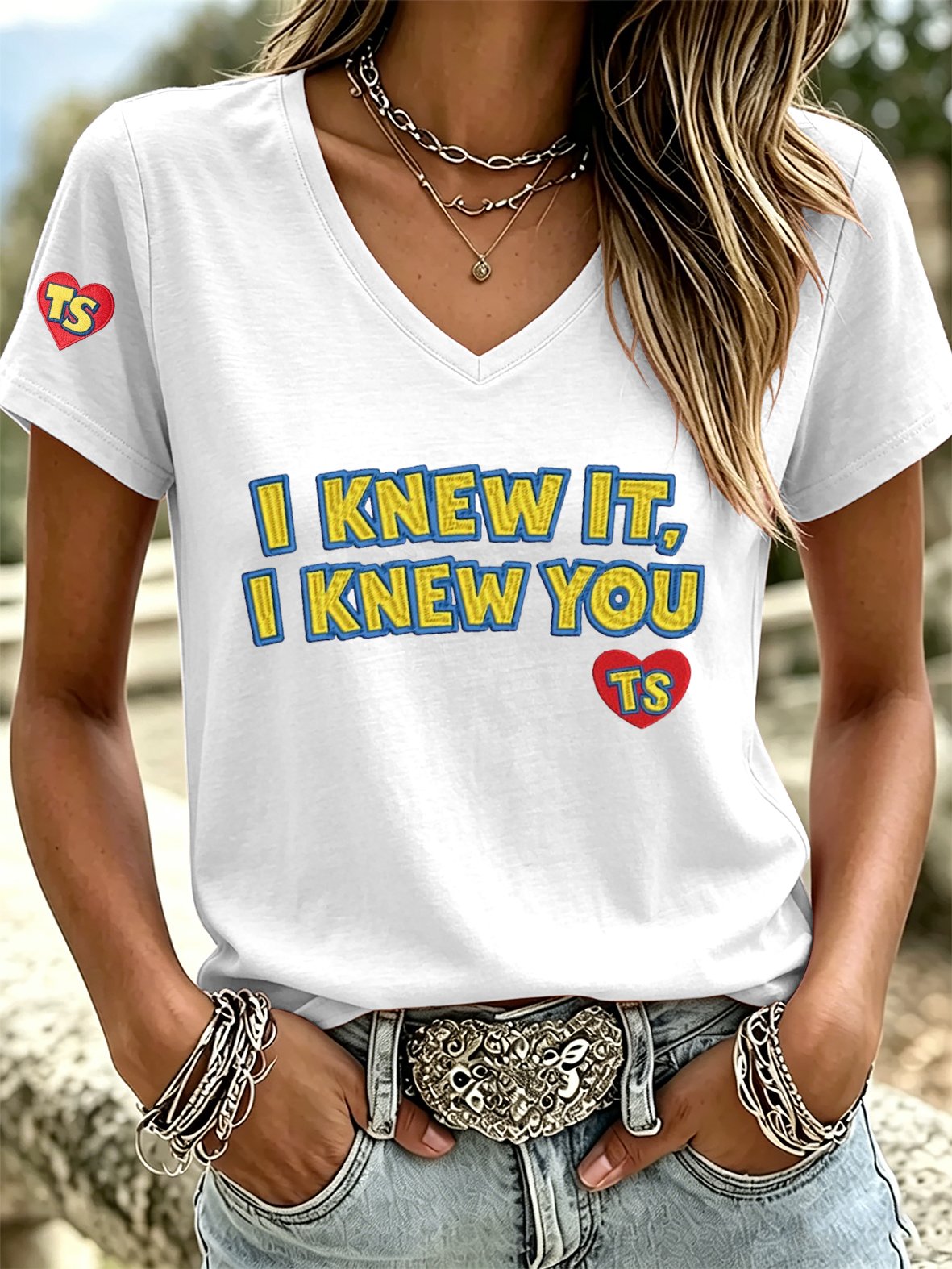Women's Casual Print Short-Sleeve T-Shirt