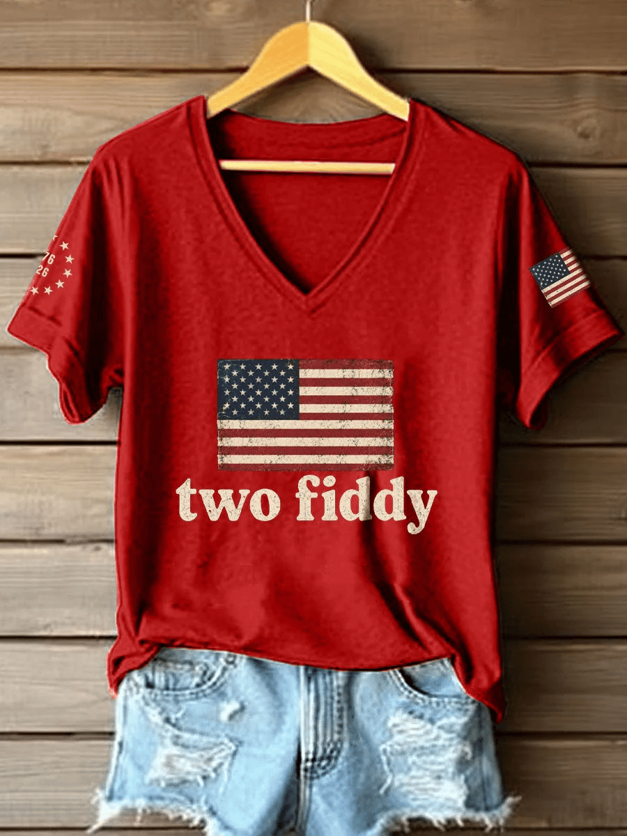 Women's USA 1776-2026 Print T-Shirt