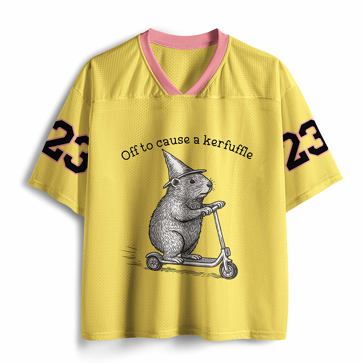 Vintage Off To Cause A Kerfuffle Mesh Jersey