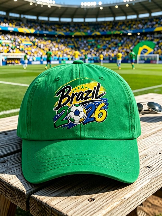 Brazil Print Hat