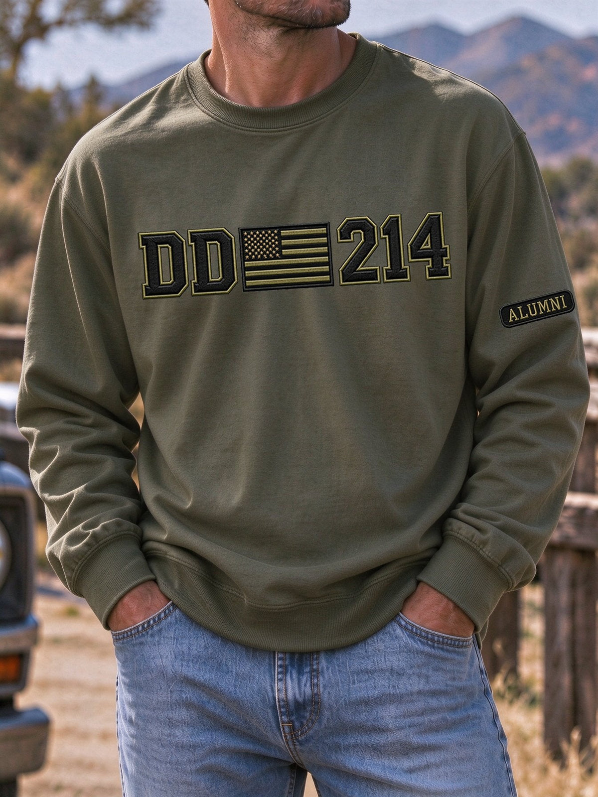 🎖️Men's Veteran Pride DD-214 Printed Casual Sweatshirt