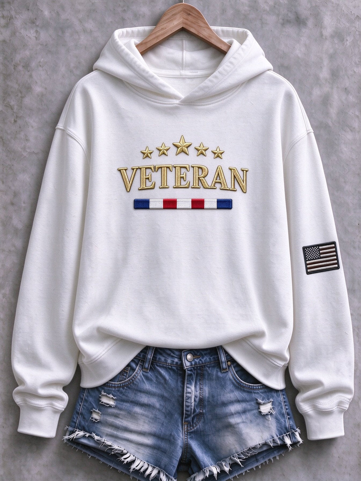 🎖️Women's Veteran Pride DD-214 Printed Casual Sweatshirt