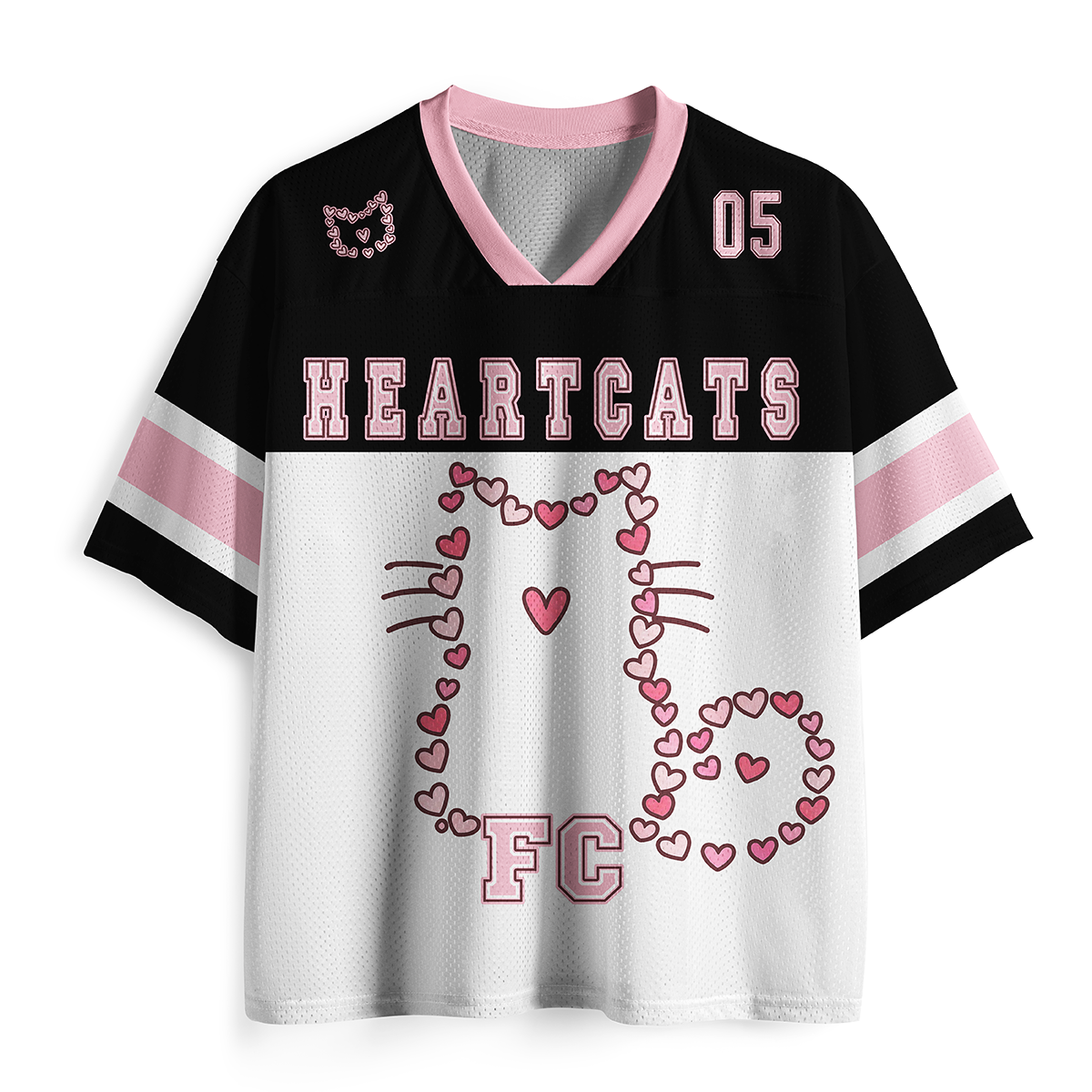 Vintage Heartcat Mesh Jersey
