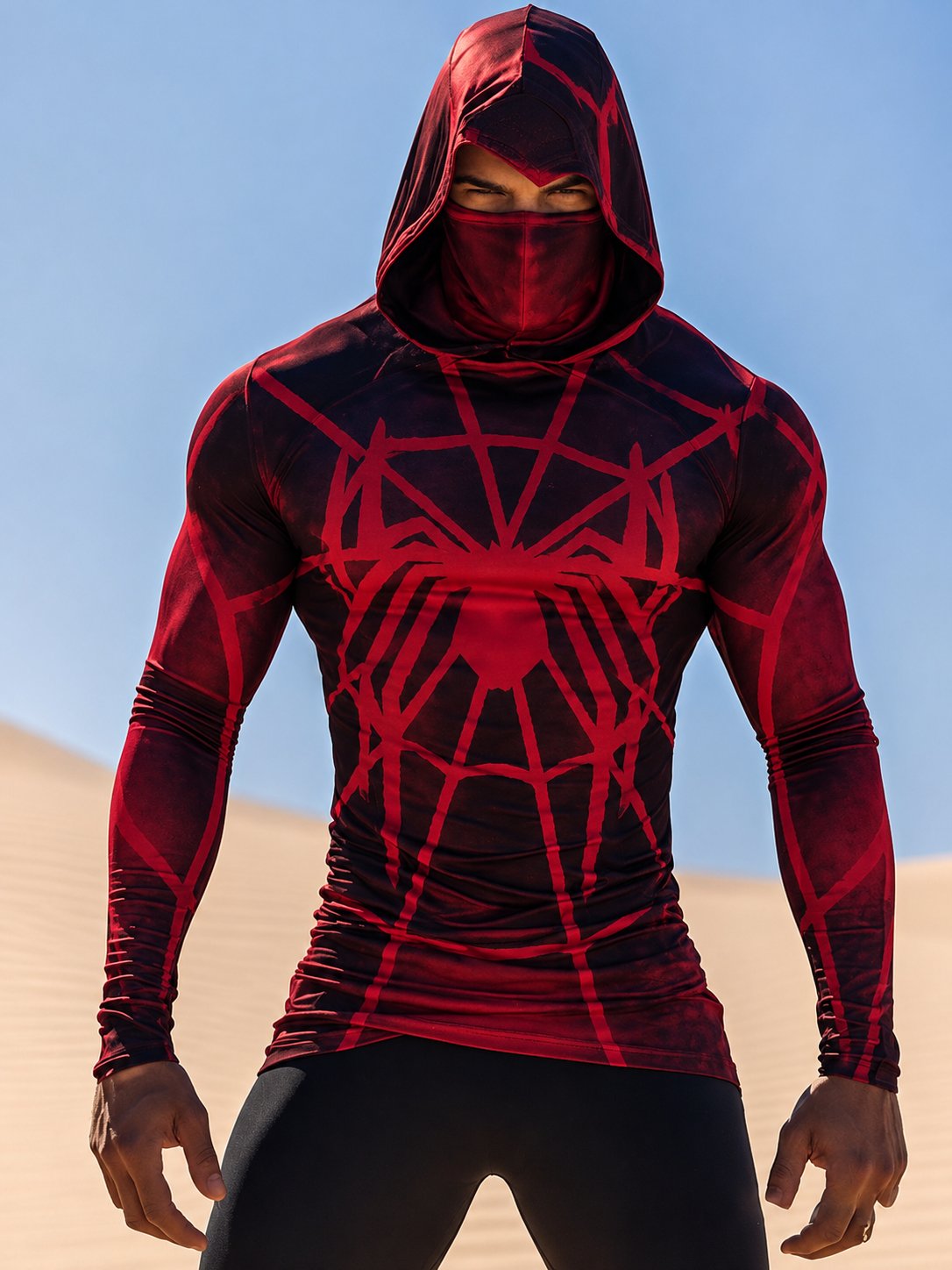 Men's Spider Graphic Printed  T-shirt