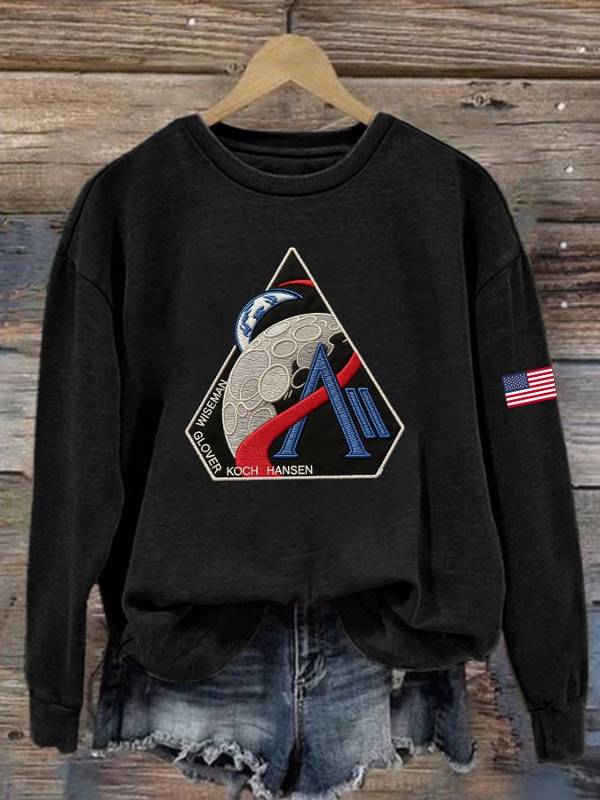 Women's rocket Print Sweatshirt