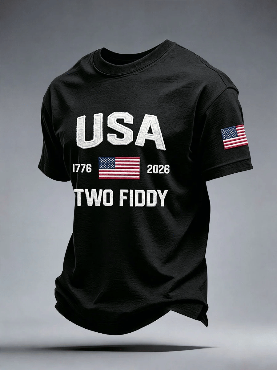 Men's USA 1776-2026 Print T-shirt
