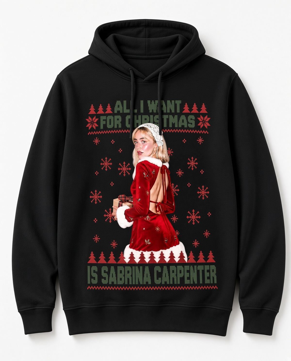 Unisex All I Want for Christmas Hoodie – The Perfect Holiday Gift for Pop Music Fans 🎄🎁🎁