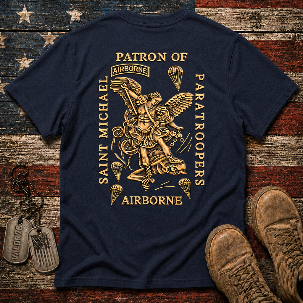 Saint Michael Patron Of Paratroopers Classic Tee