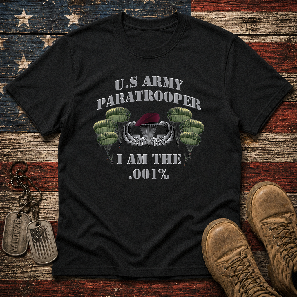 Paratrooper I Am The .001% Classic Tee