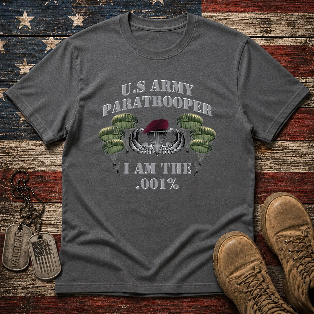 Paratrooper I Am The .001% Classic Tee