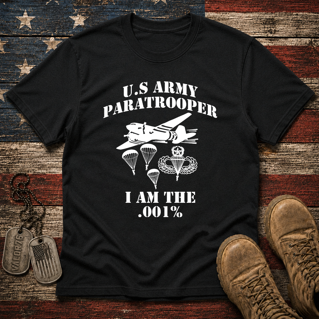 Paratrooper I Am The .001% Classic Tee