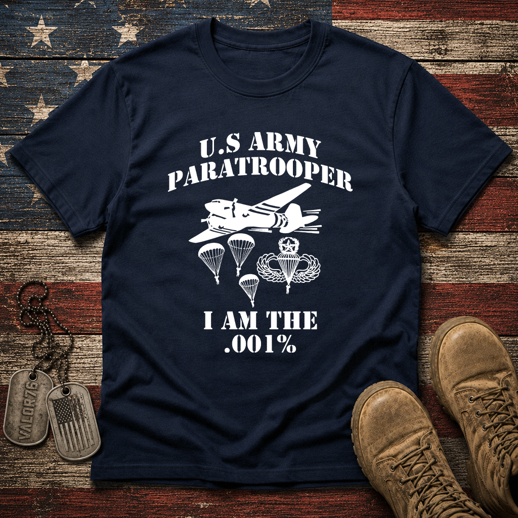 Paratrooper I Am The .001% Classic Tee