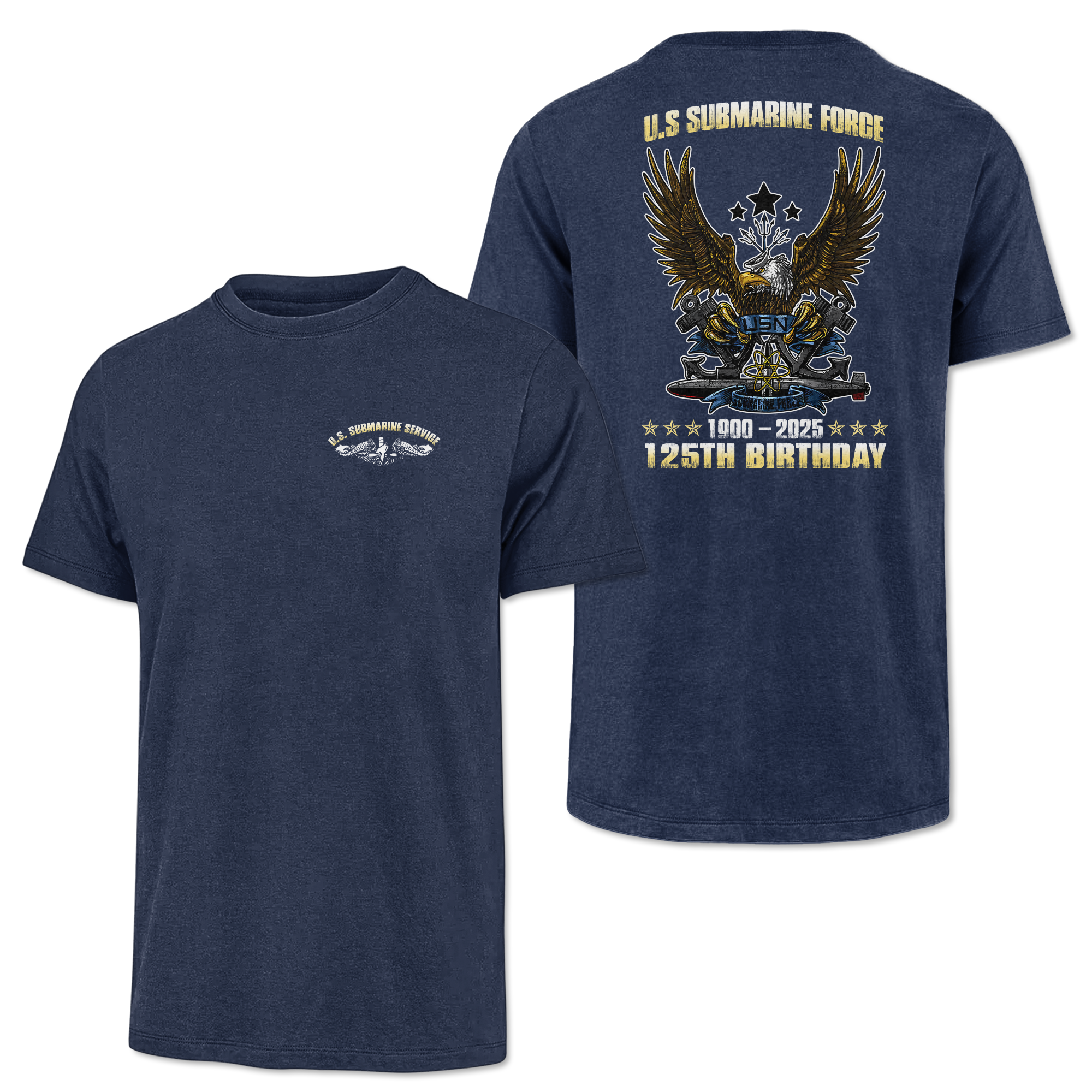 Navy Submarine 125th Birthday Classic Tee